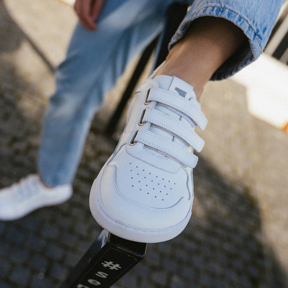 Barefoot sneakers Barebarics Zing Velcro - white