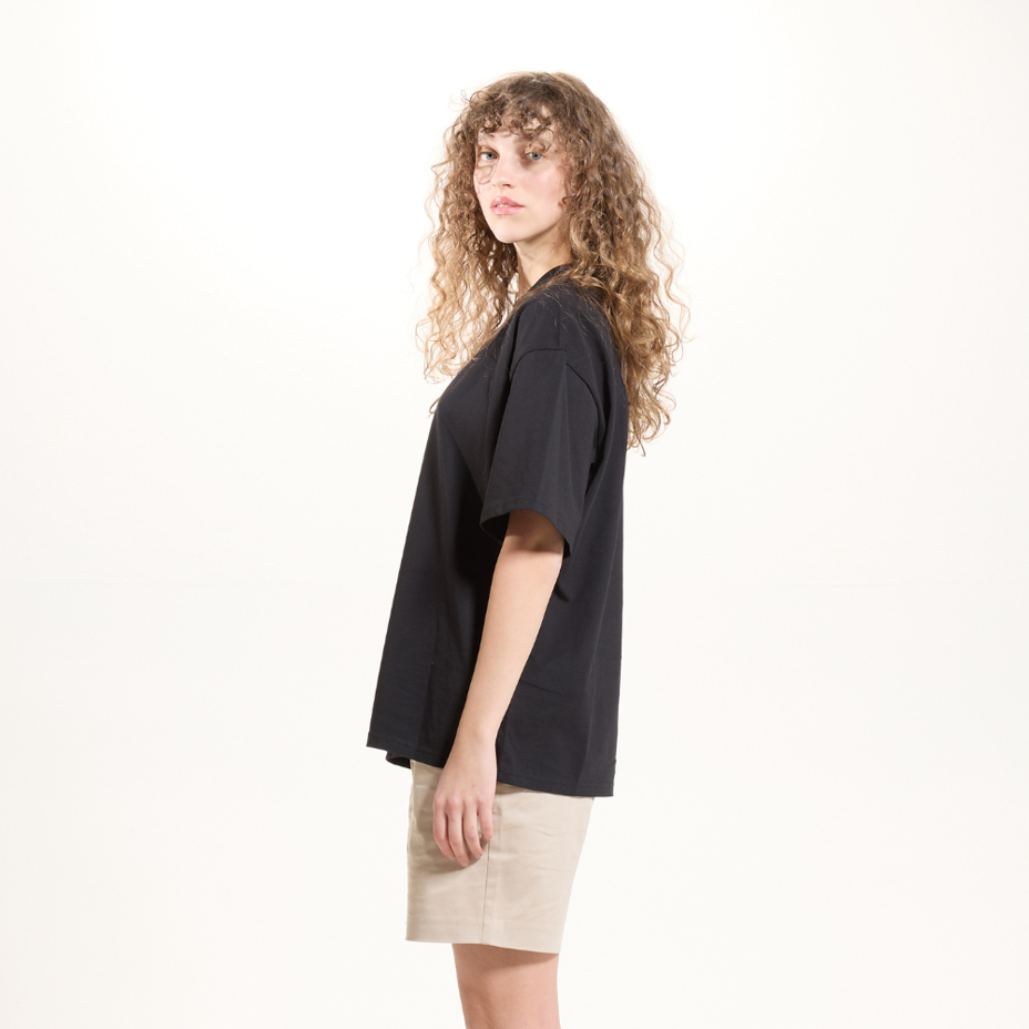 Woolee Capsule organic cotton t-shirt black