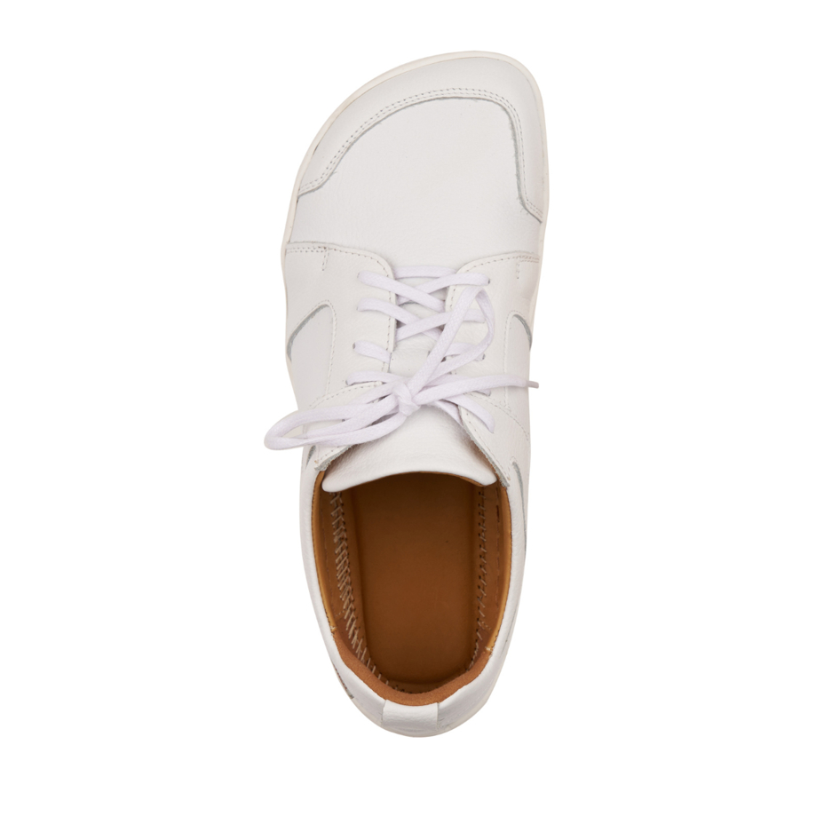 Barefoot leather sneakers Sasha white