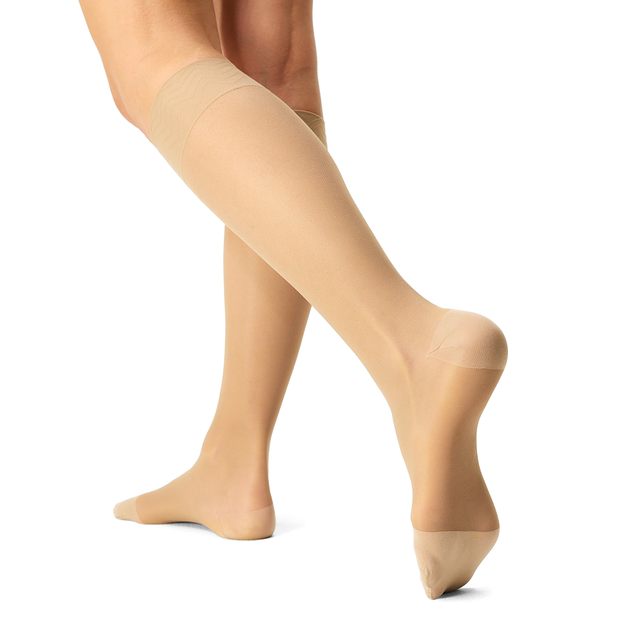 Medical Knee-high Compression Socks Natural Skin