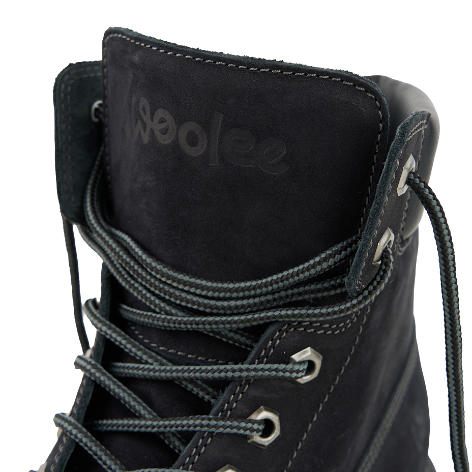 Women's leather farmer's boots Woolee black