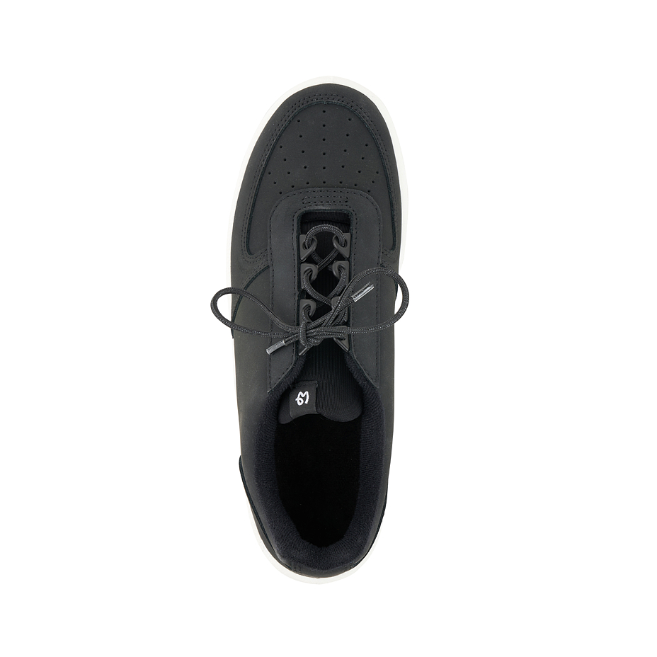 Leather sneakers Woolee Prestige black