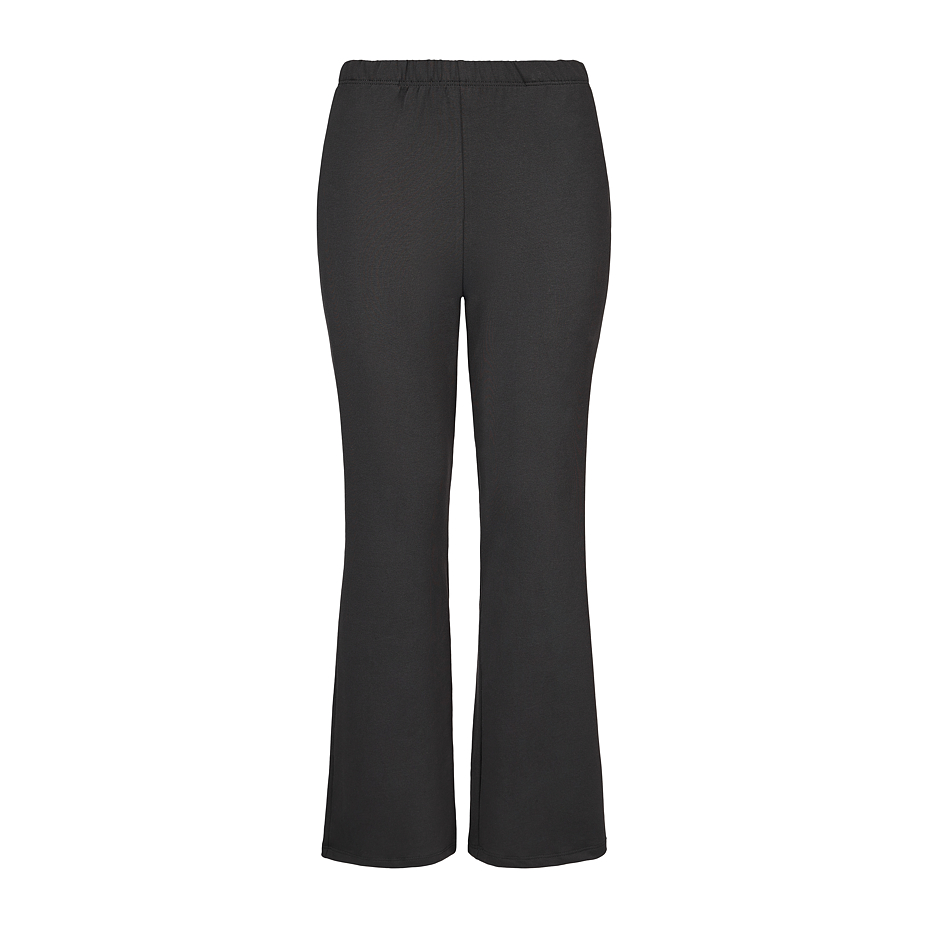 Women's cotton elastic waist sweatpants black