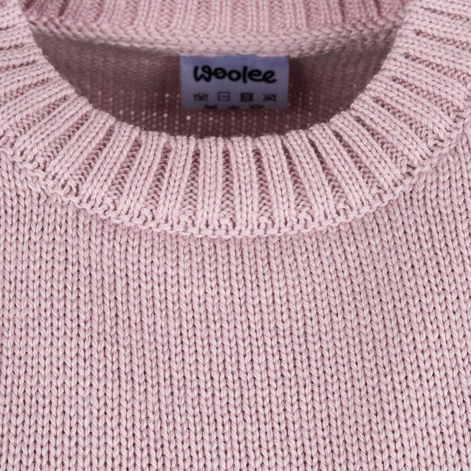 Women's Supersoft Merino round neckline sweater pink