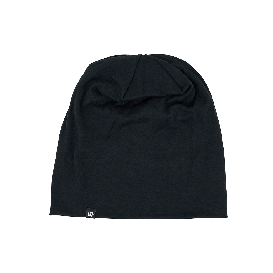 Thin Merino wool hat Woolee black
