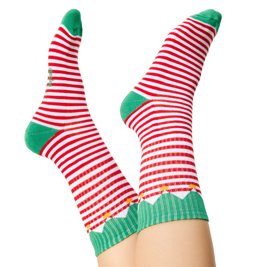 3 pairs of Christmas socks in a gift box