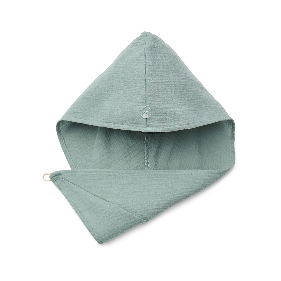 Muslin hair turban green