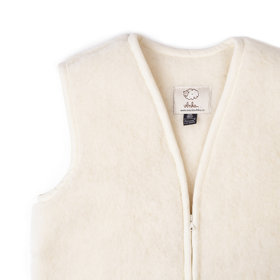 Wool Vest Natural