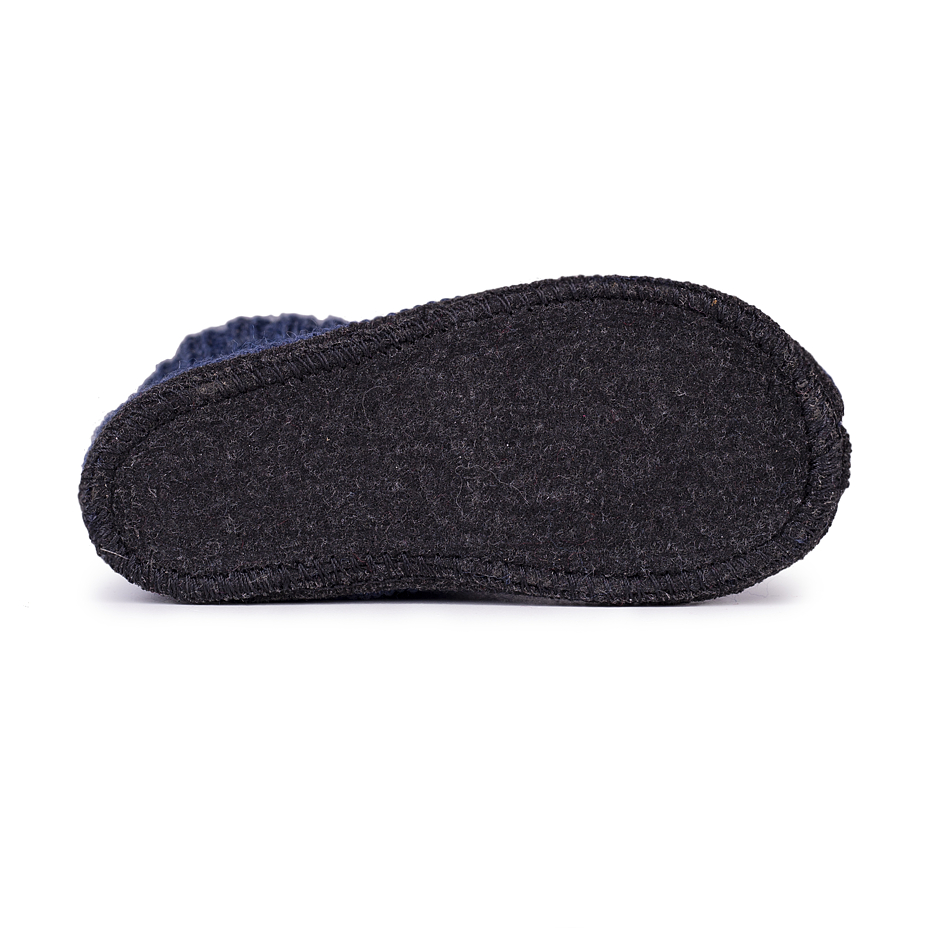 Kids’ Adam Felt TV Slippers Blue
