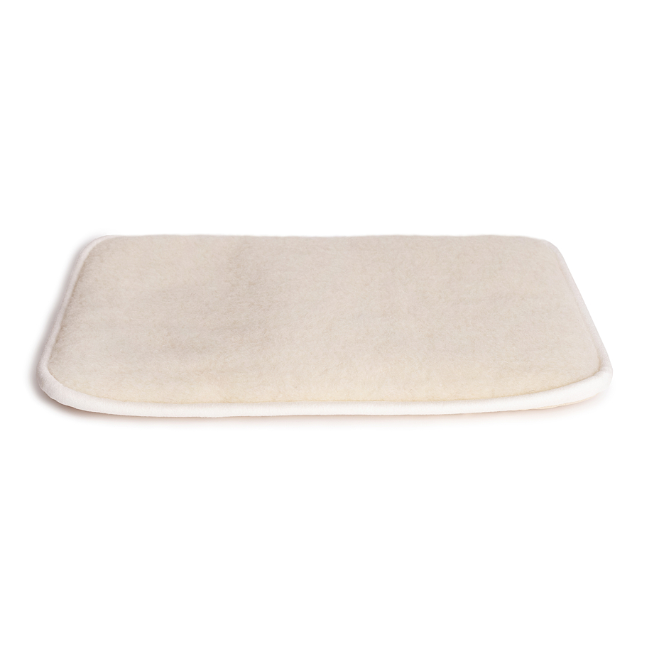 Wool Dog Bed Mat Natural