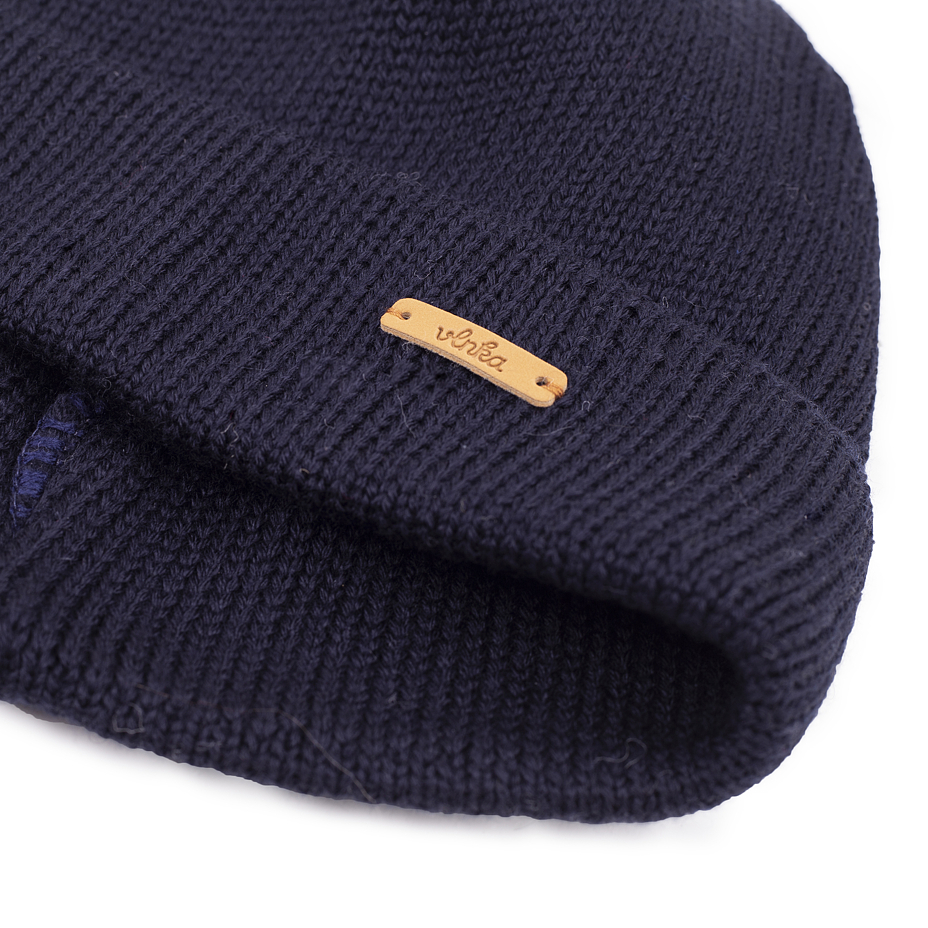 Vlnka Woolly Hat V02 Dark Blue
