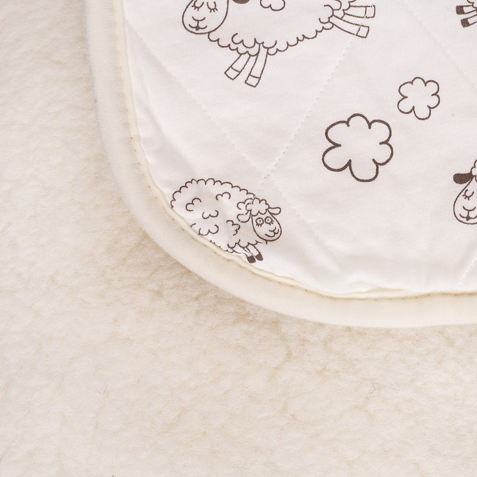 Vlnka Double-Layer Wool Blanket with Cotton Backing