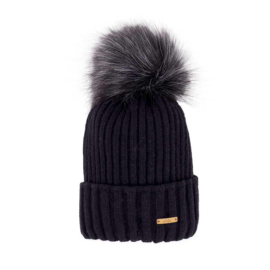 Vlnka Woolly Hat V04 Black