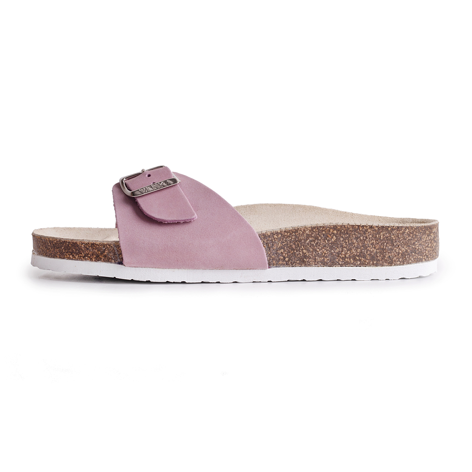 Women's Laura Orthopaedic Cork Sliders Pink