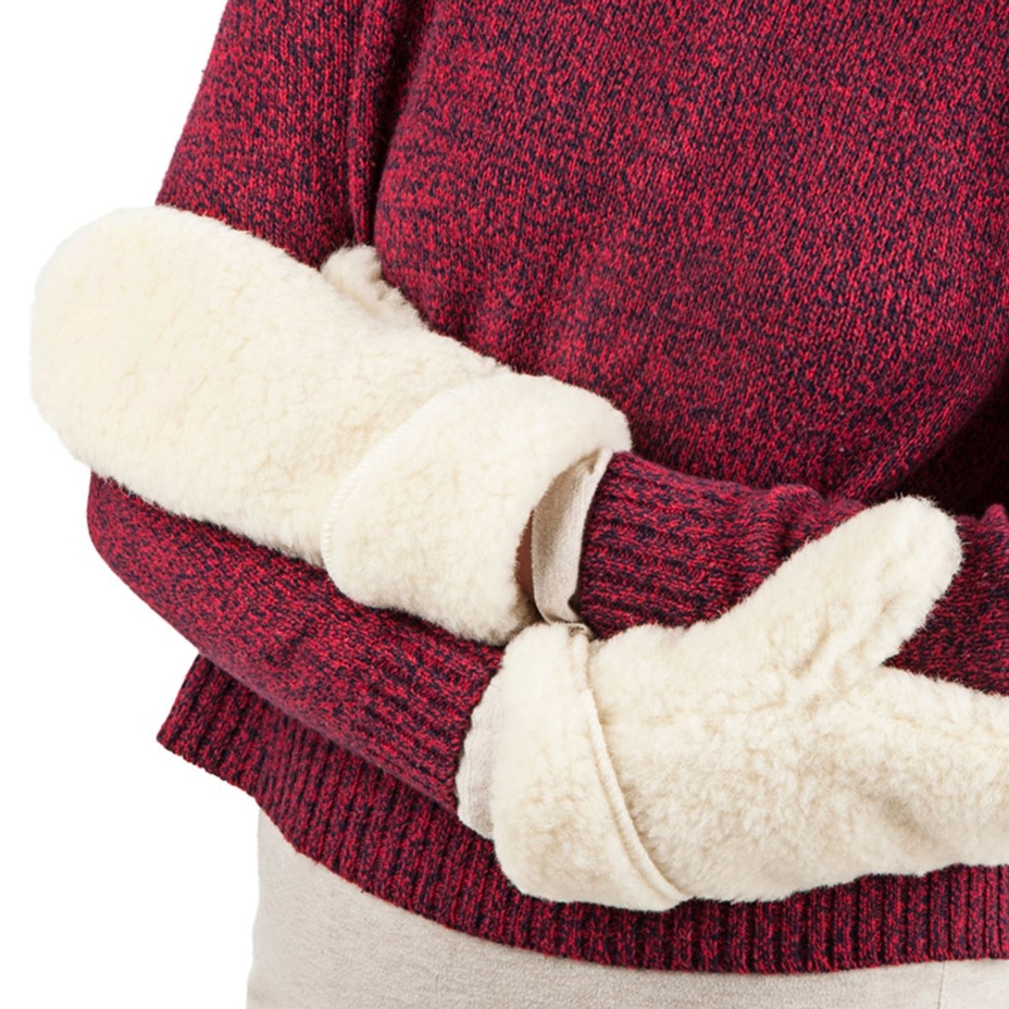 Wool Mittens Natural
