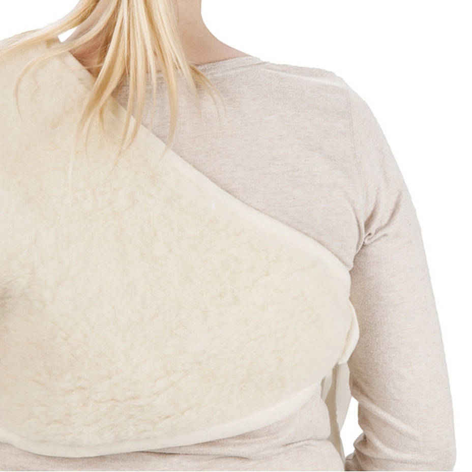 Merino wool shoulder warmer
