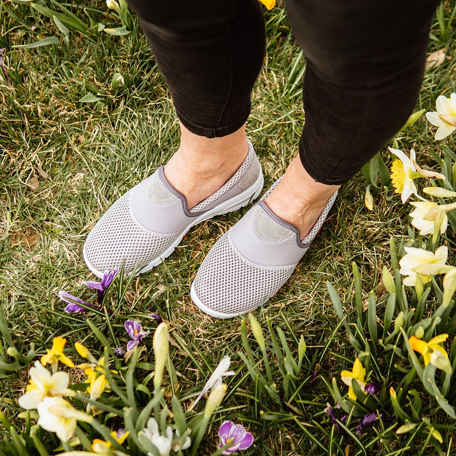 Women's breathable orthopedic sneakers Gray