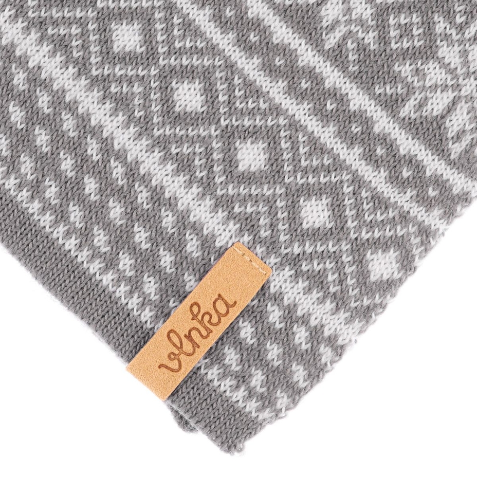 Vlnka Wool Scarf B02 Grey