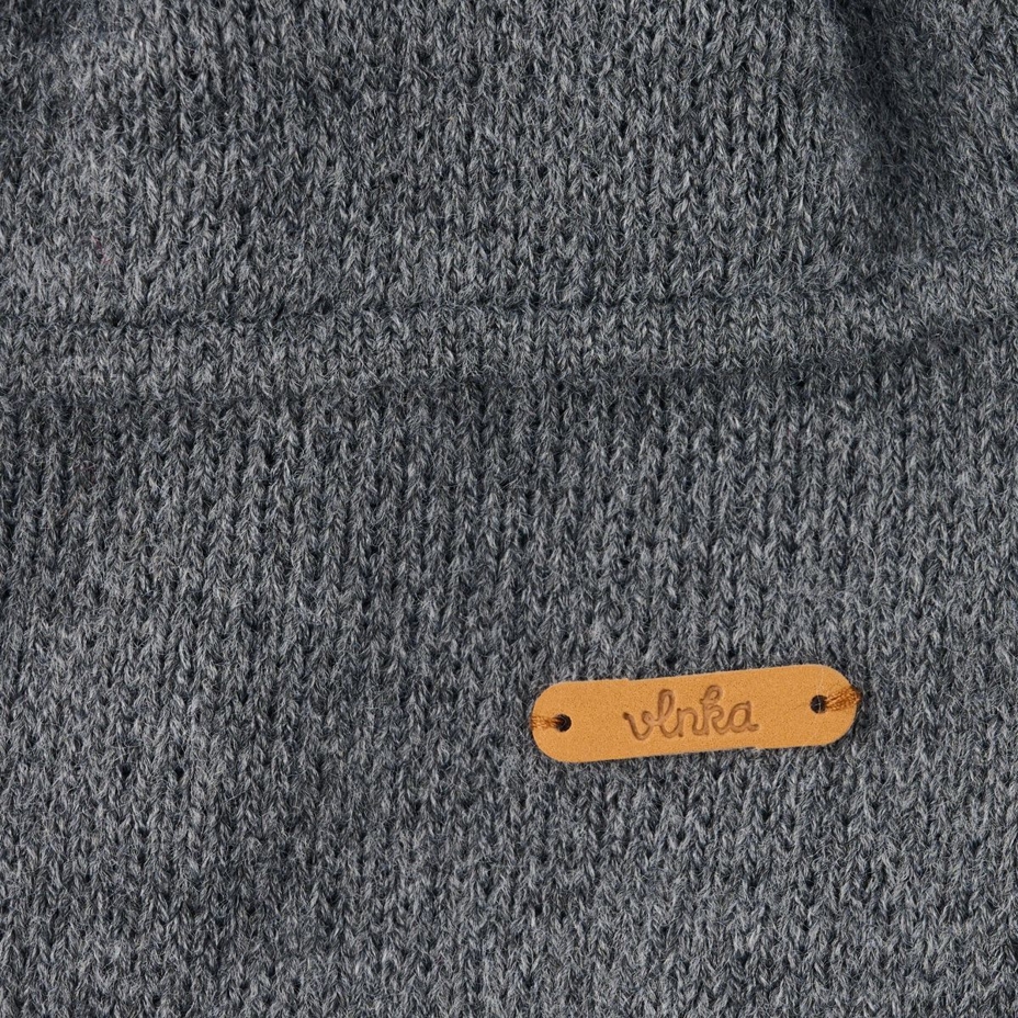 Vlnka Wool Beanie V10 Grey