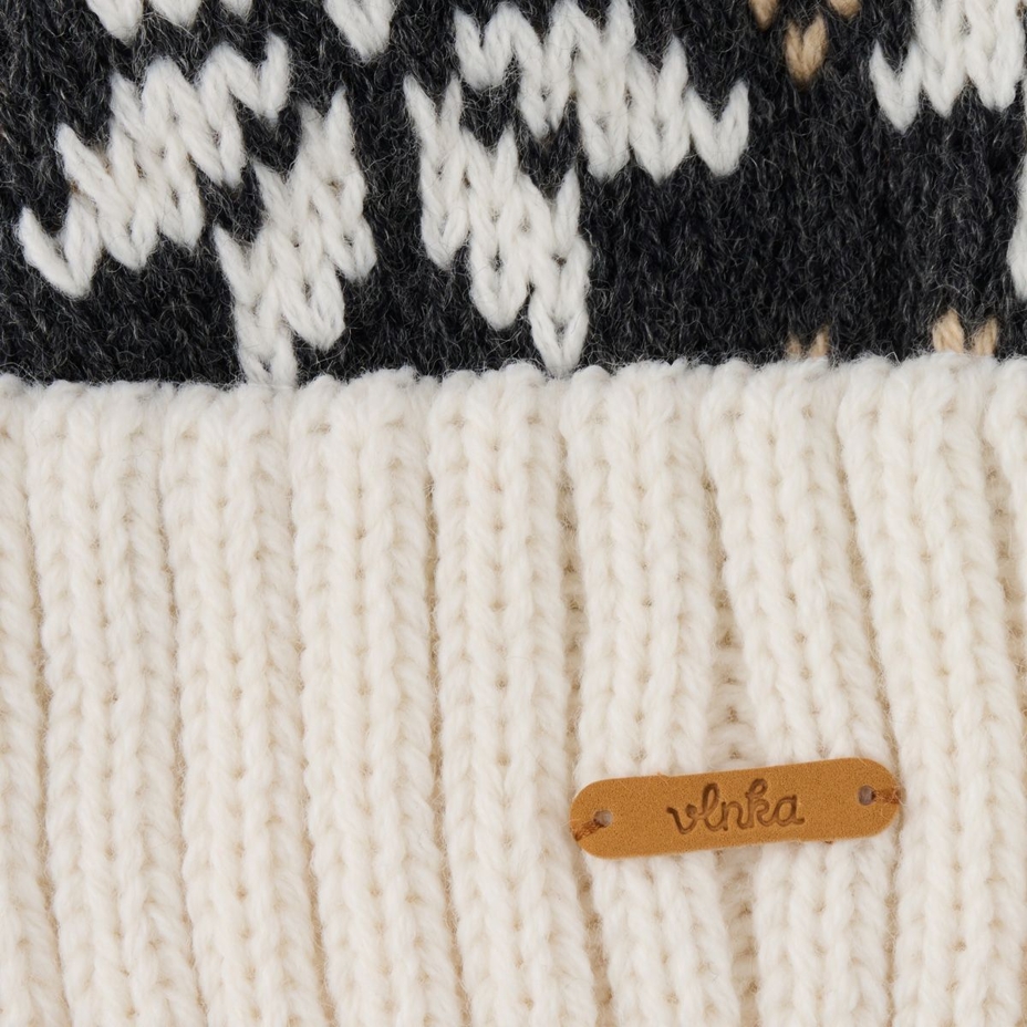 Vlnka Wool Beanie V14 Natural