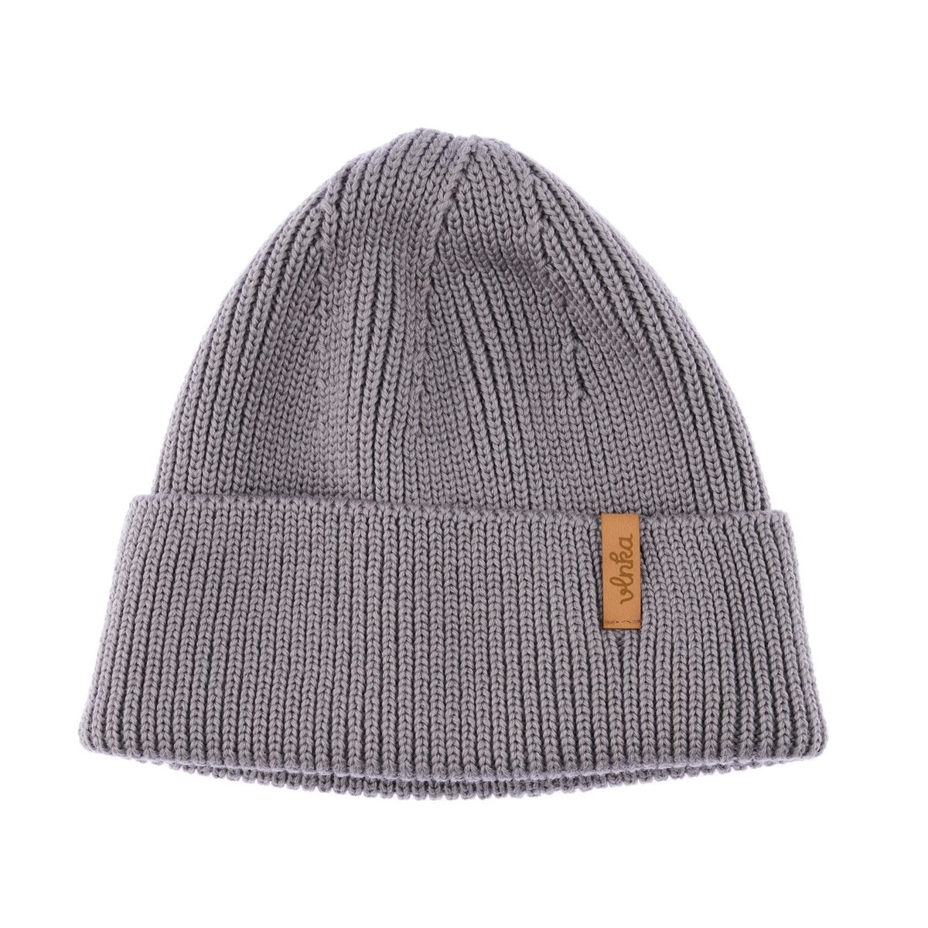 Vlnka Wool Beanie V21 Grey