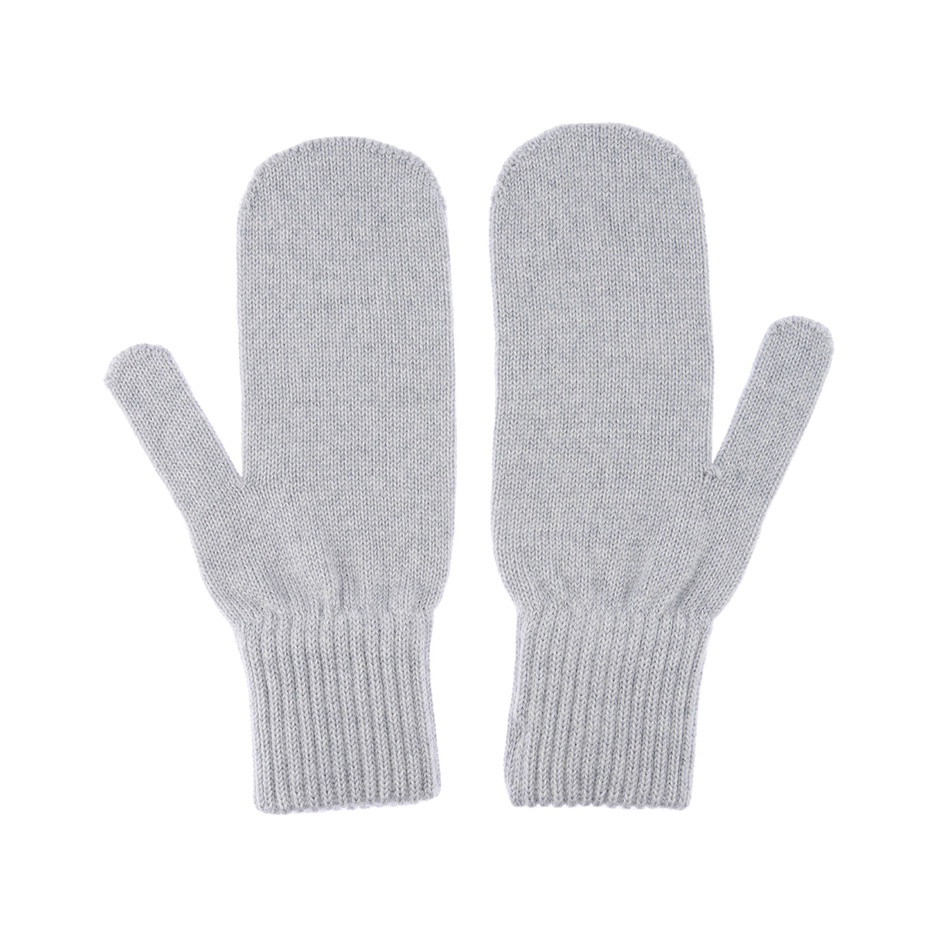 Vlnka Woolen Mittens P01 Light Grey