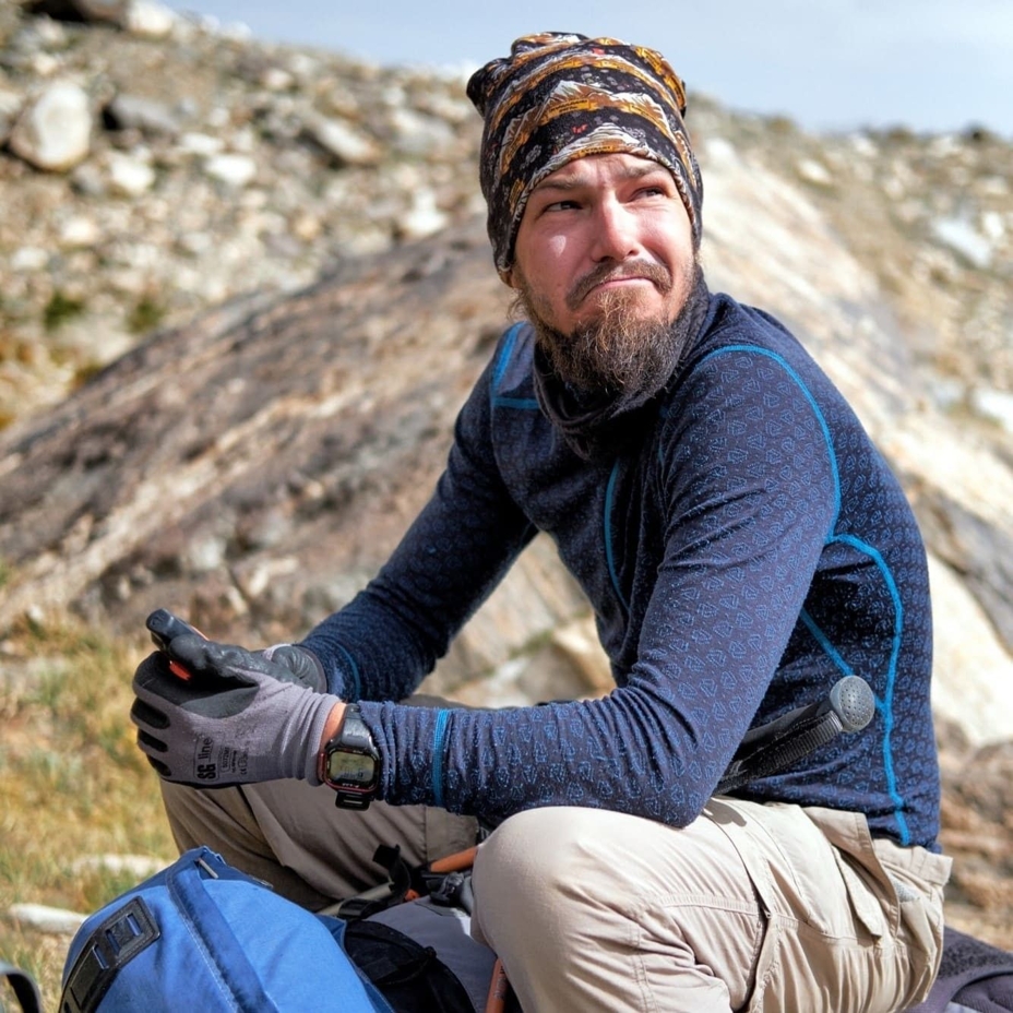 Men's Performance MERINO XTREME THERMOWAVE Top with Zip Dark Blue