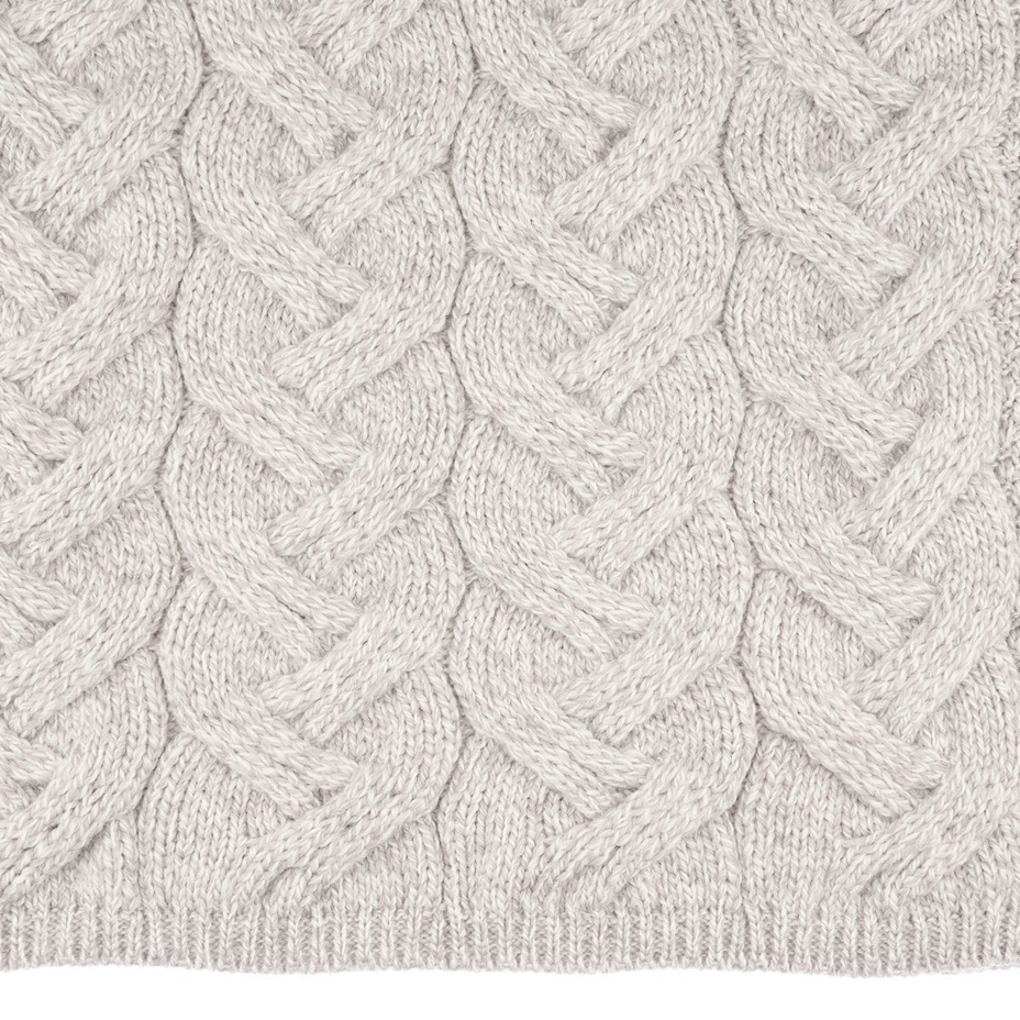 Vlnka Women's Wool Sweater S03 Light Grey