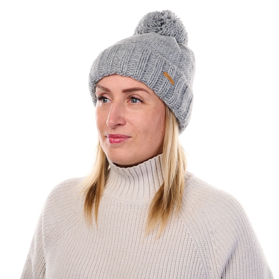 Vlnka Woolly Hat V03 Light Grey