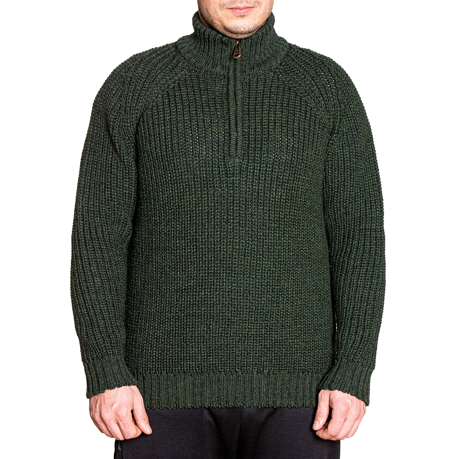 Men's Wool Sweater S12 Green