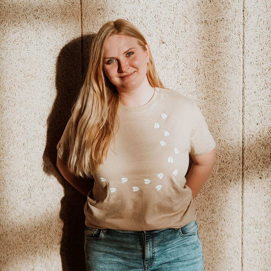 Woolvilli Cotton T-shirt Beige