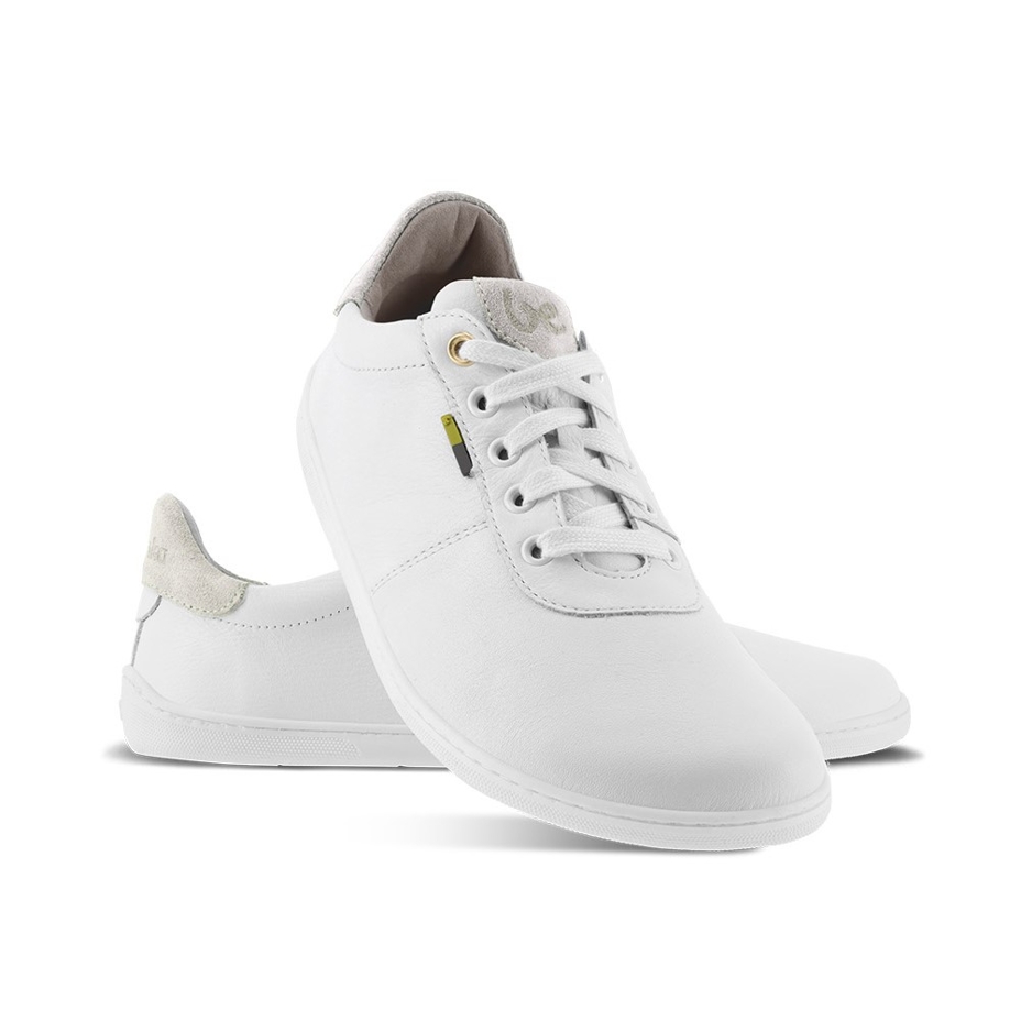 Royale Leather Barefoot Shoes White/Beige