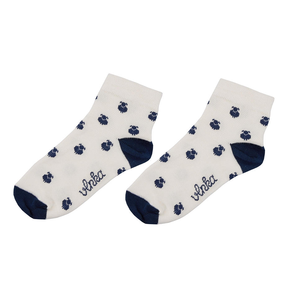 Kids’ Merino Summer Ankle Socks Blue Sheep