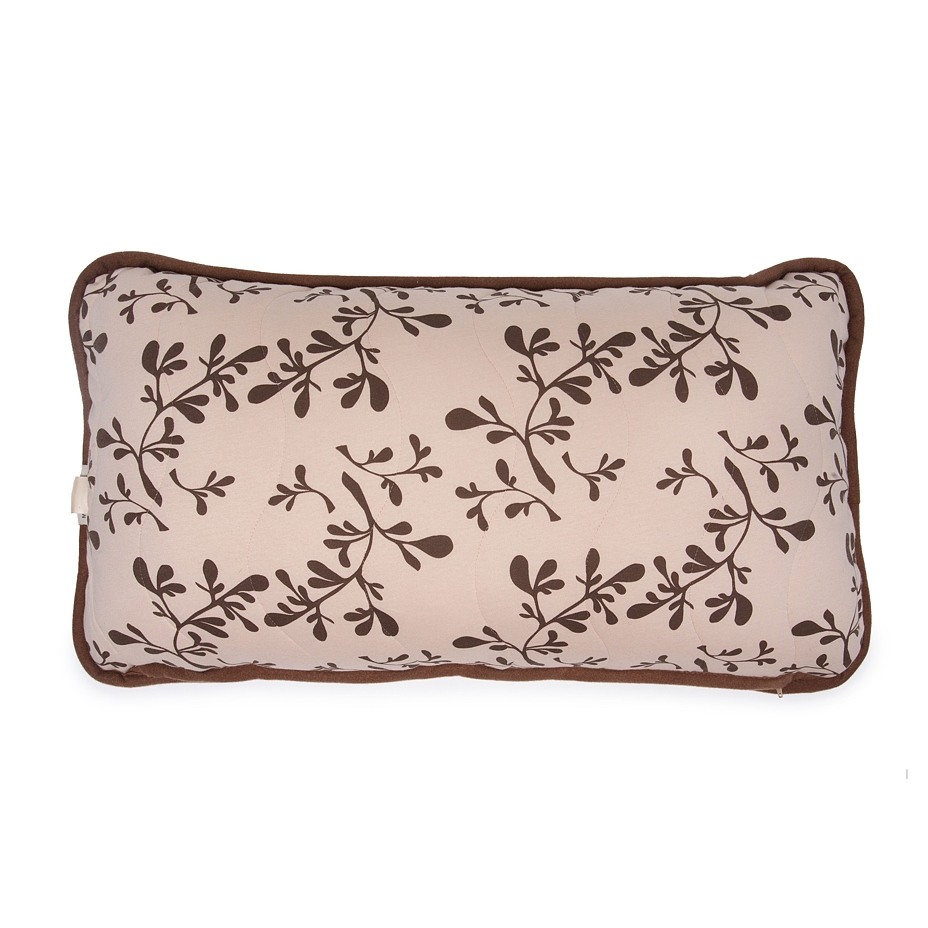 Lined Wool Cushion Brown