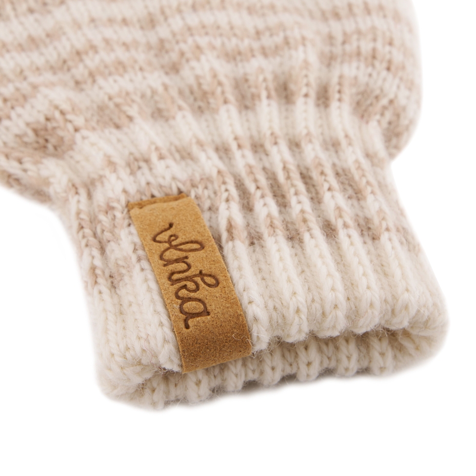Kids’ Vlnka Wool Mittens P04 Beige