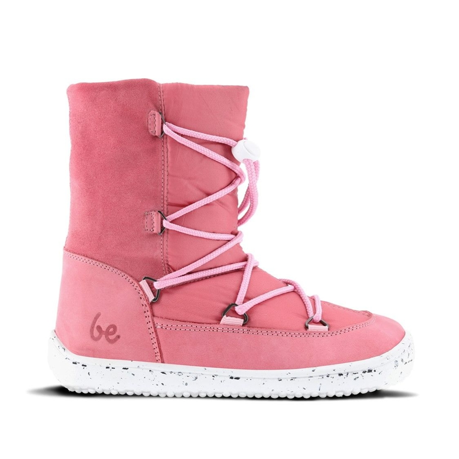 Kids’ Barefoot Snow Boots Be Lenka Snowfox Pink