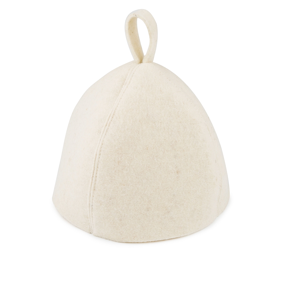 Wool hat for sauna