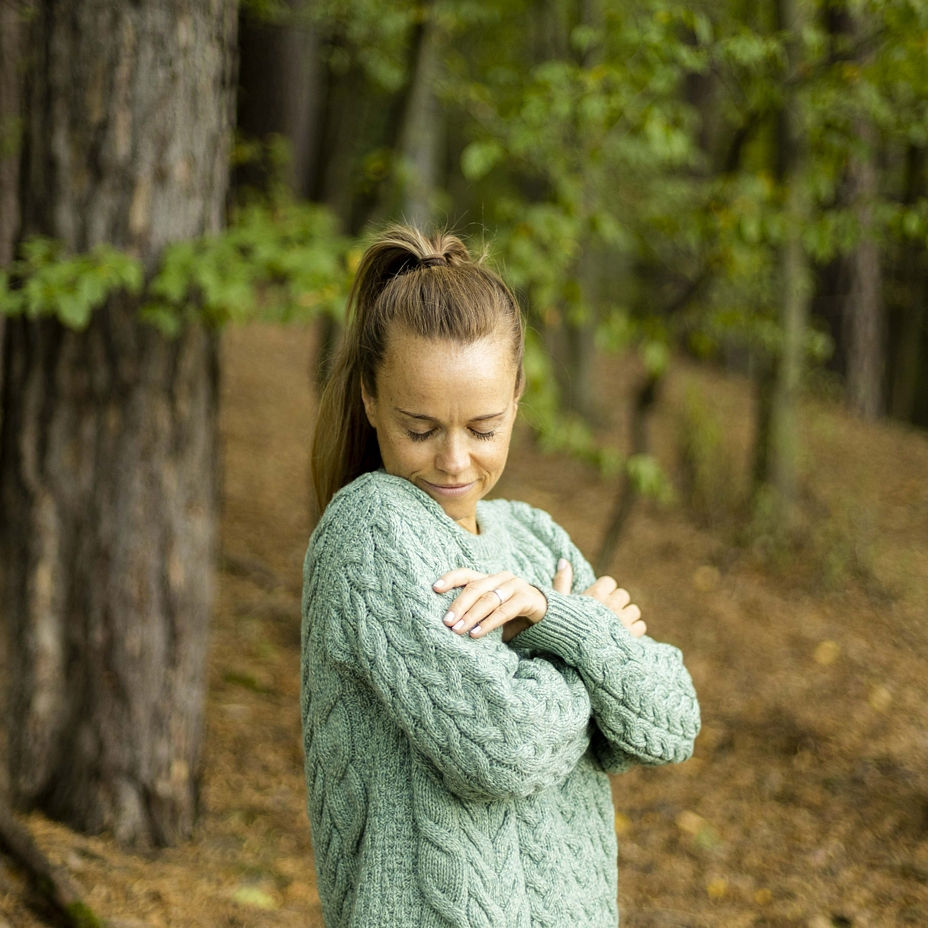 Vlnka Wool Sweater S08 Turquoise