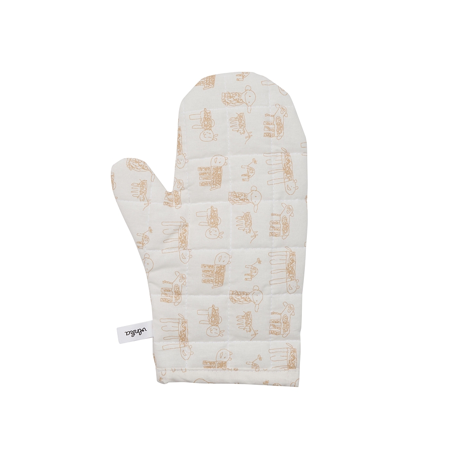 Vlnka Cartoon Quilted Oven Mitt