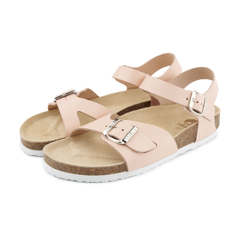 Women's cork anatomical sandals Jindra pink