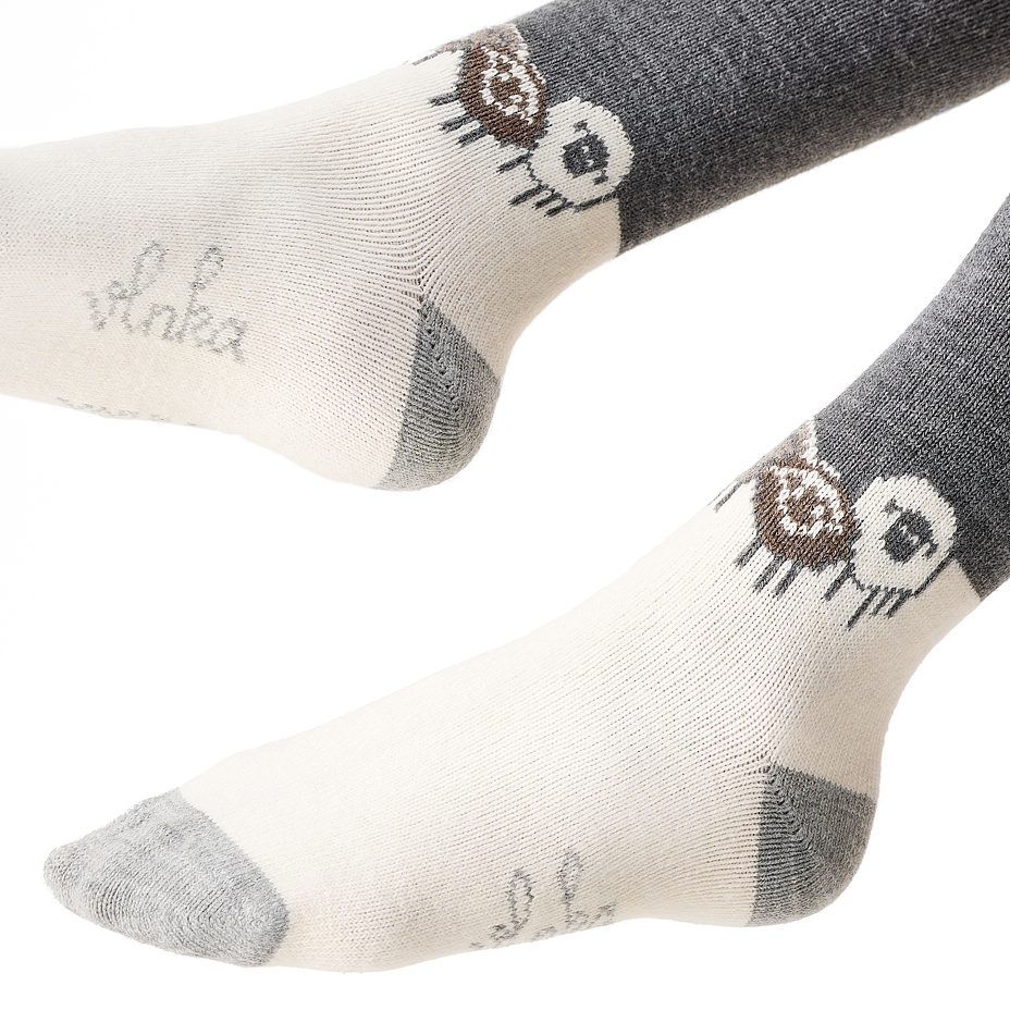 Merino knee socks Sheep Friends