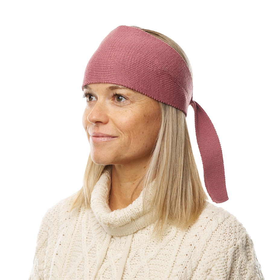 Merino Wool Headband Caseros Pink