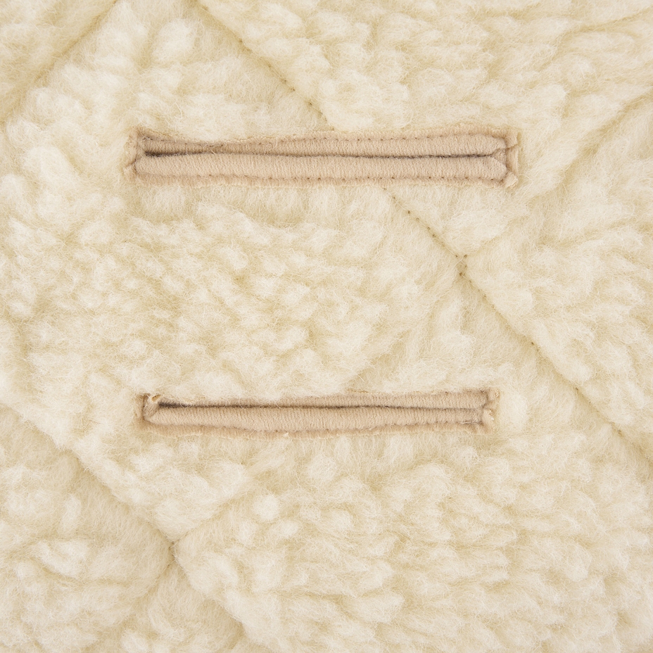 Premium Double-Sided Car Seat Pad with Sheep Wool