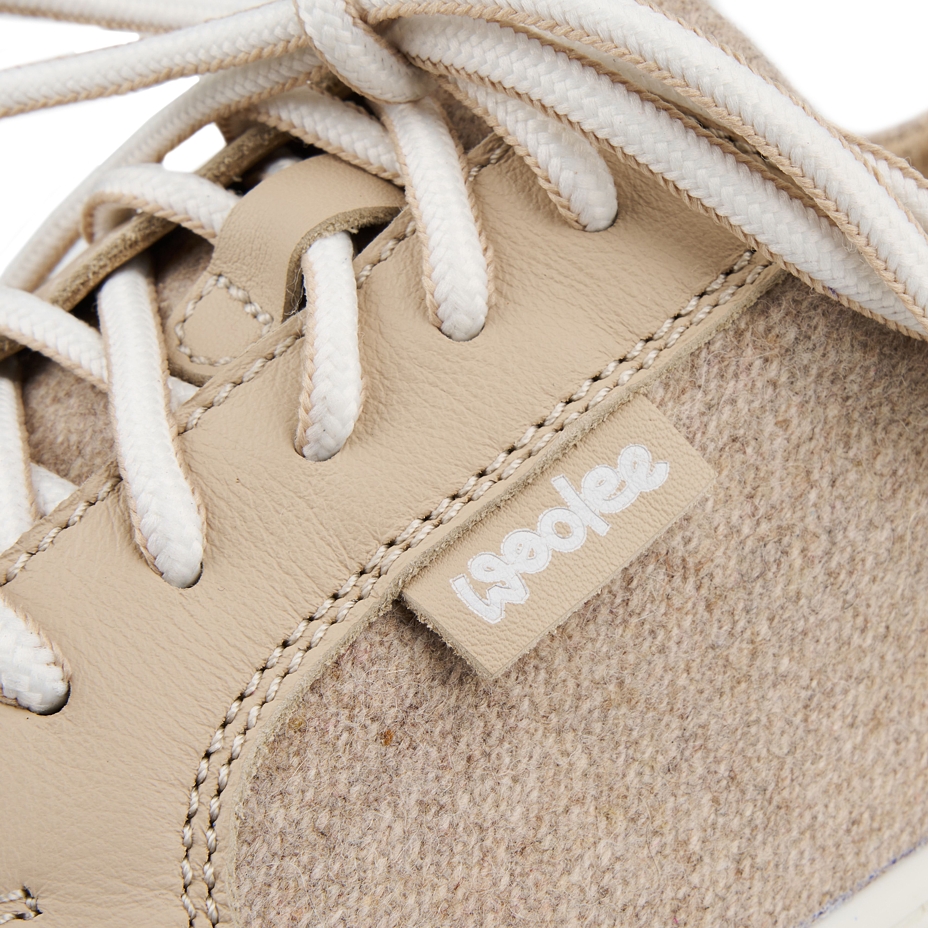 Women’s barefoot wool sneakers Teo beige
