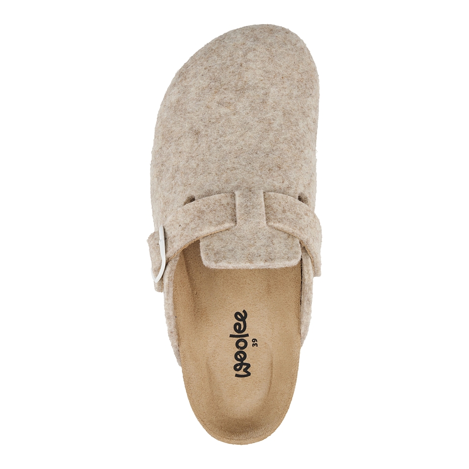Women's orthopedic cork slippers Michaela beige