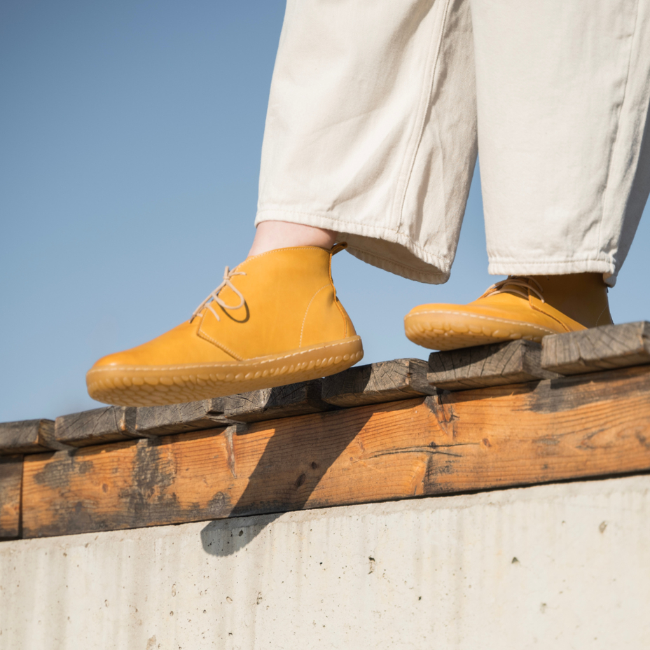 Women’s Otilie Leather Barefoot Shoes Yellow