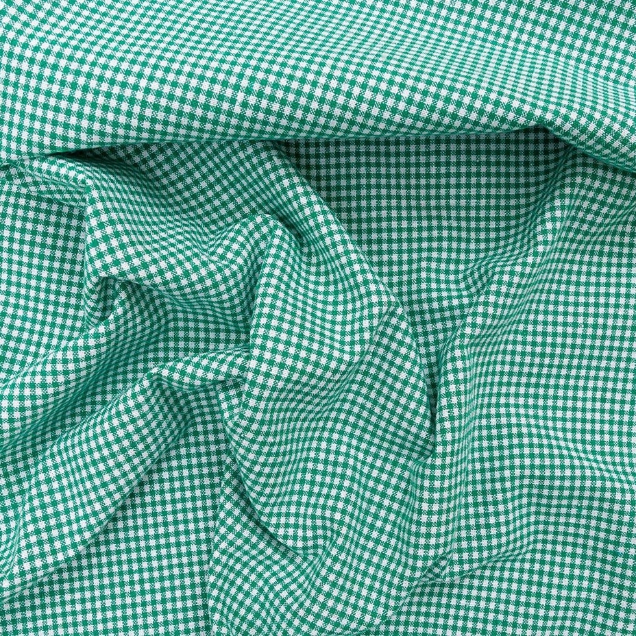 Cotton plaid bedding green