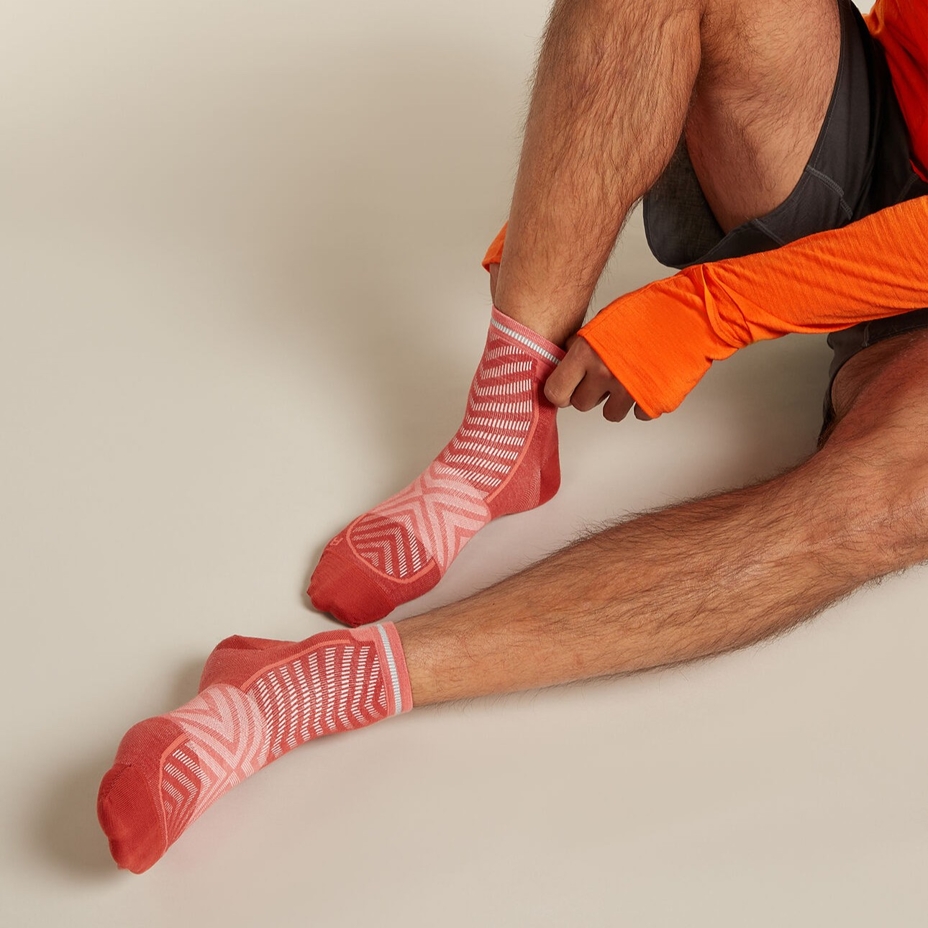 Socks Merino Blend Run Ultralight Mini Icebreaker Jasper