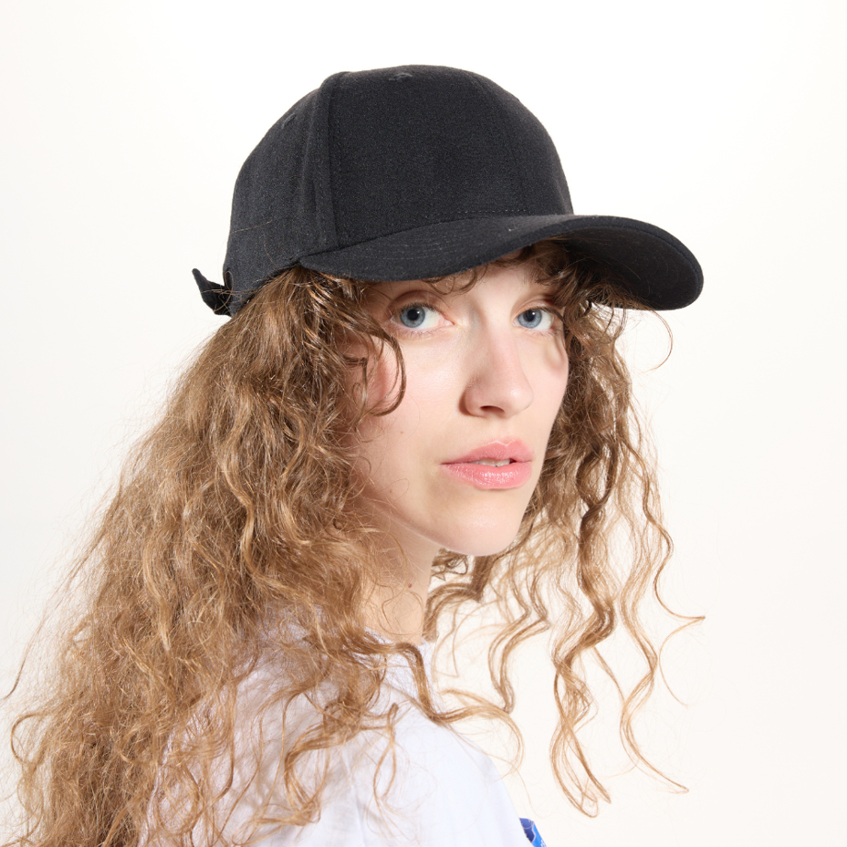 Merino Woolee Capsule wool cap black