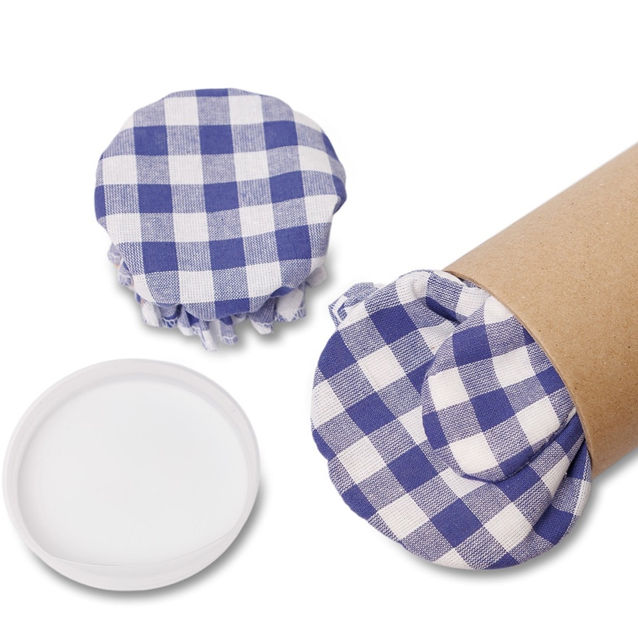 Cotton kitchen set blue